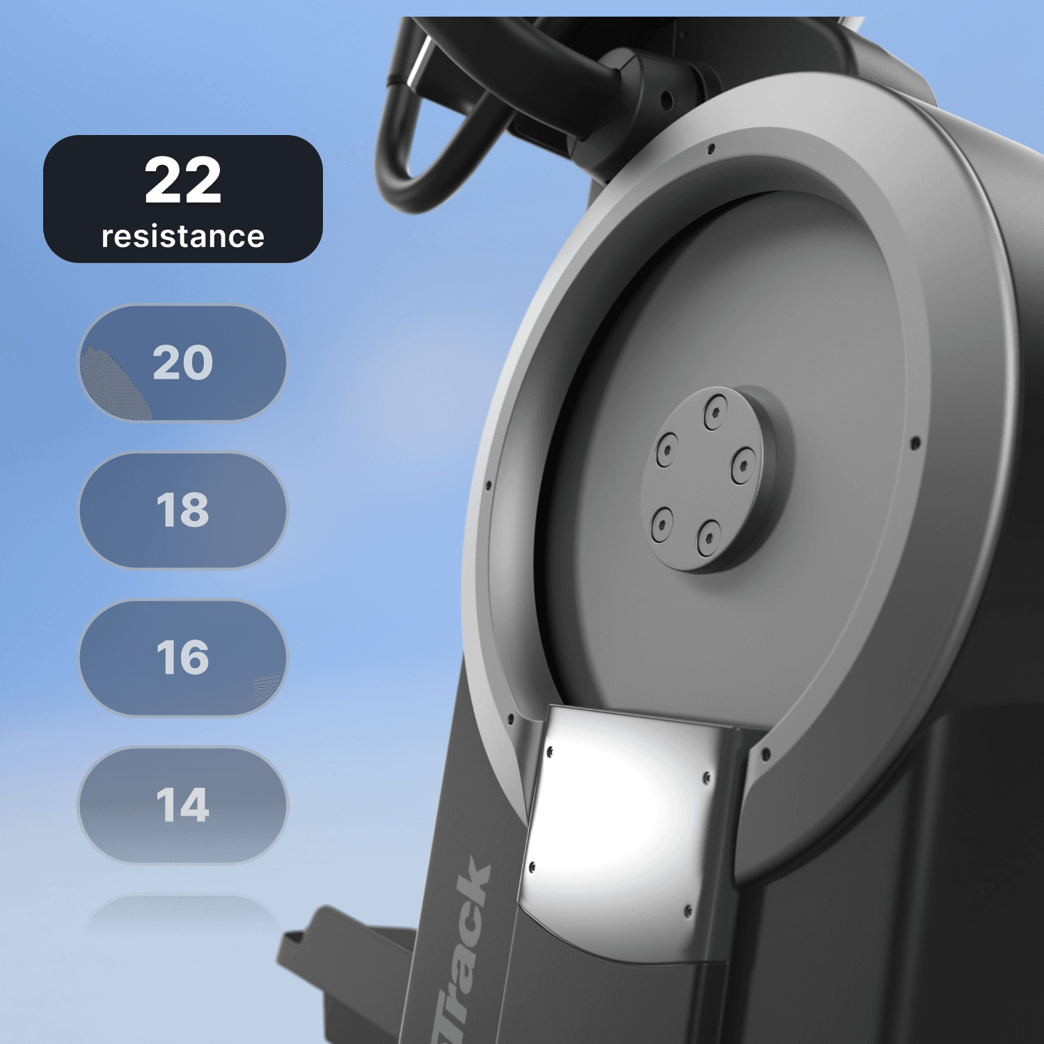 side image of the NordicTrack Step Climber with 22 resistance levels